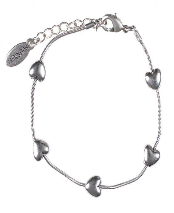 Silver Heart Bracelet